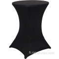 Hôtel Stretch Fabric Spandex Couvre de table solide personnalisée